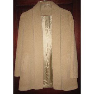 KUNA M Open Coat Jacket Blazer Cardigan Wool Suri Alpaca Shawl Pockets Peru Soft